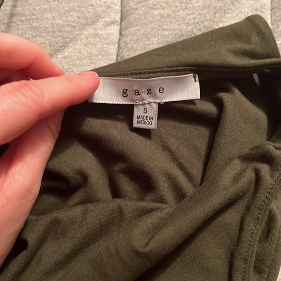 Army green body suit - Picture 3 of 3